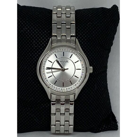 Fossil 40501808 Men Silver Stainless Steel Analog Silver Dial Quartz Watch CM429 - Picture 2 of 11